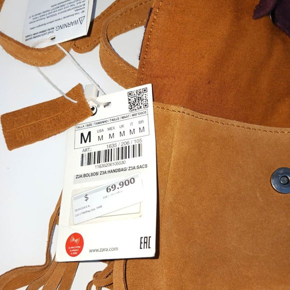 Zara Women's Brown Bags - Picture 4 of 8
